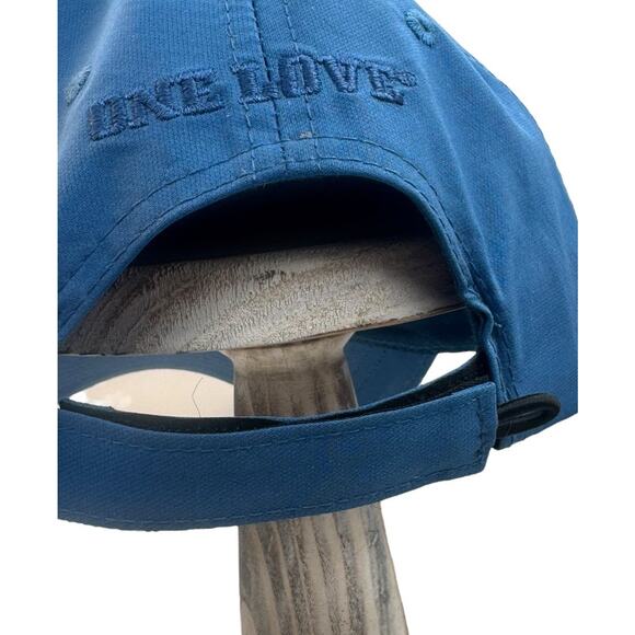 Raising Canes Hat One Love Crew Cap Adult Adjustable Medium Blue Chicken Fingers - Picture 6 of 13